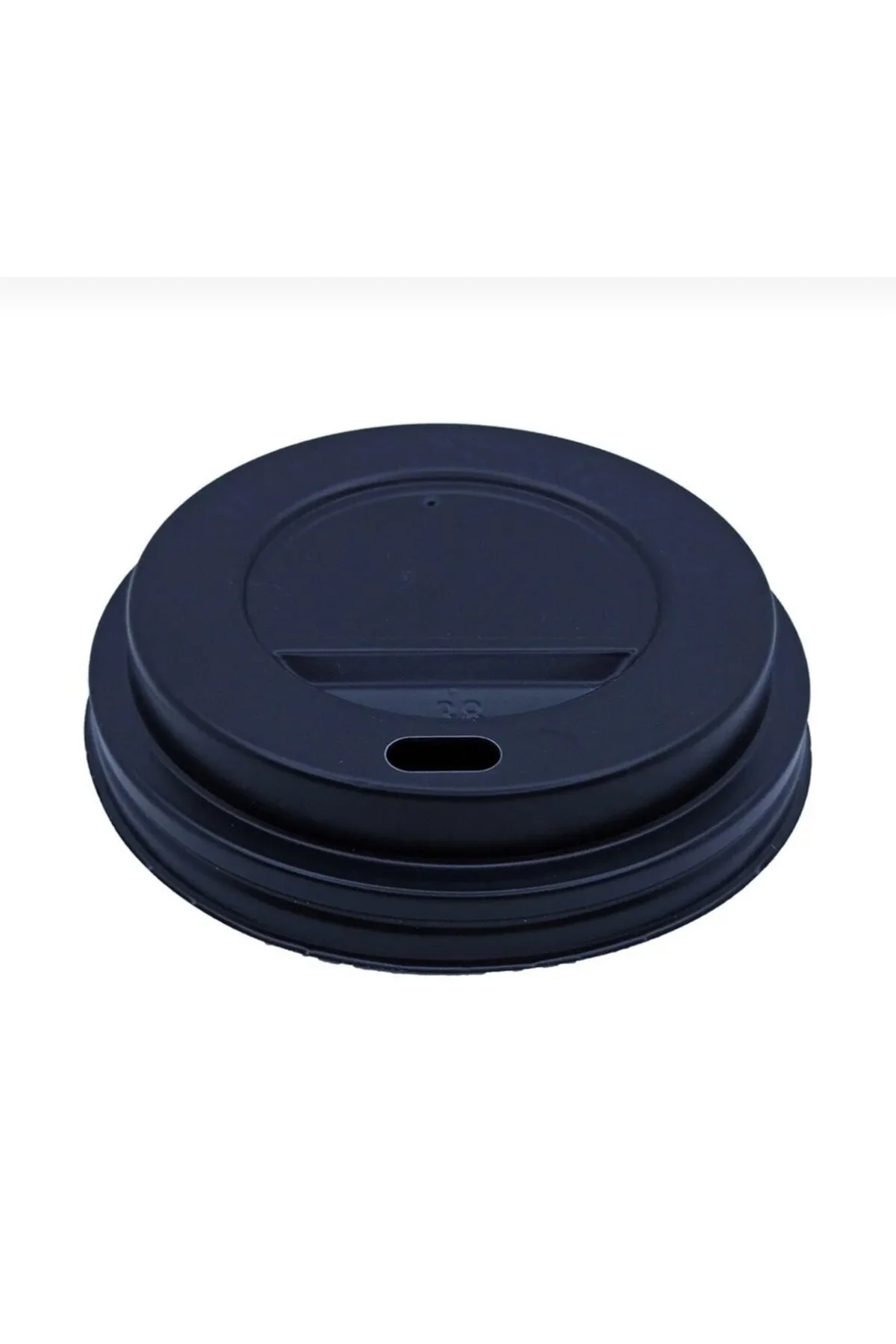 Karton Kağıt Bardak 8oz 230ml Kraft Çift Katlı Siyah Kapaklı 25 Adet — Bardak (5)