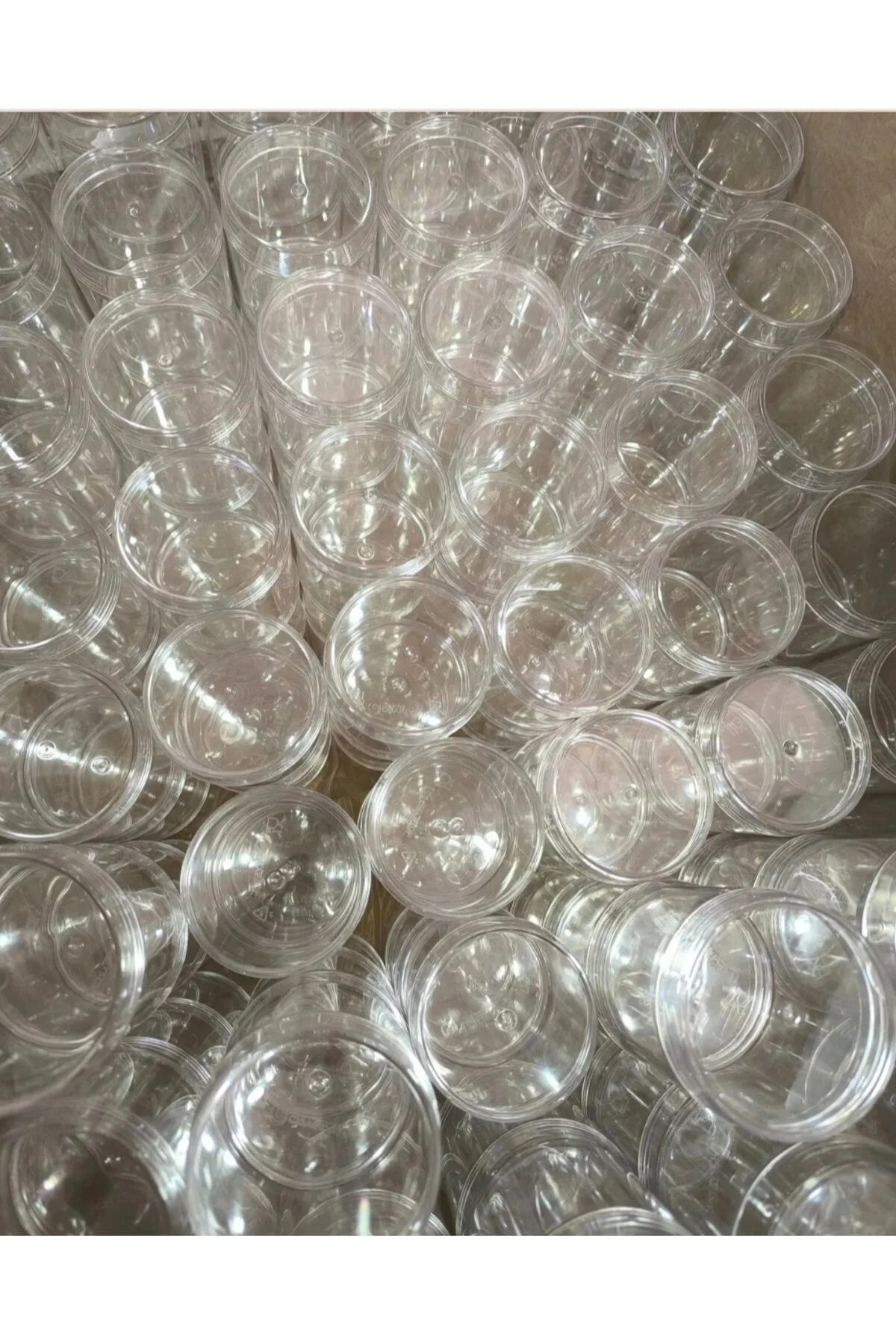 Magnolya Kasesi Tatlı Salata Sunum Kabı Kristal Mika Kullan At 300CC Sert Plastik 100 Adet Kap+Kapak — Kase (3)
