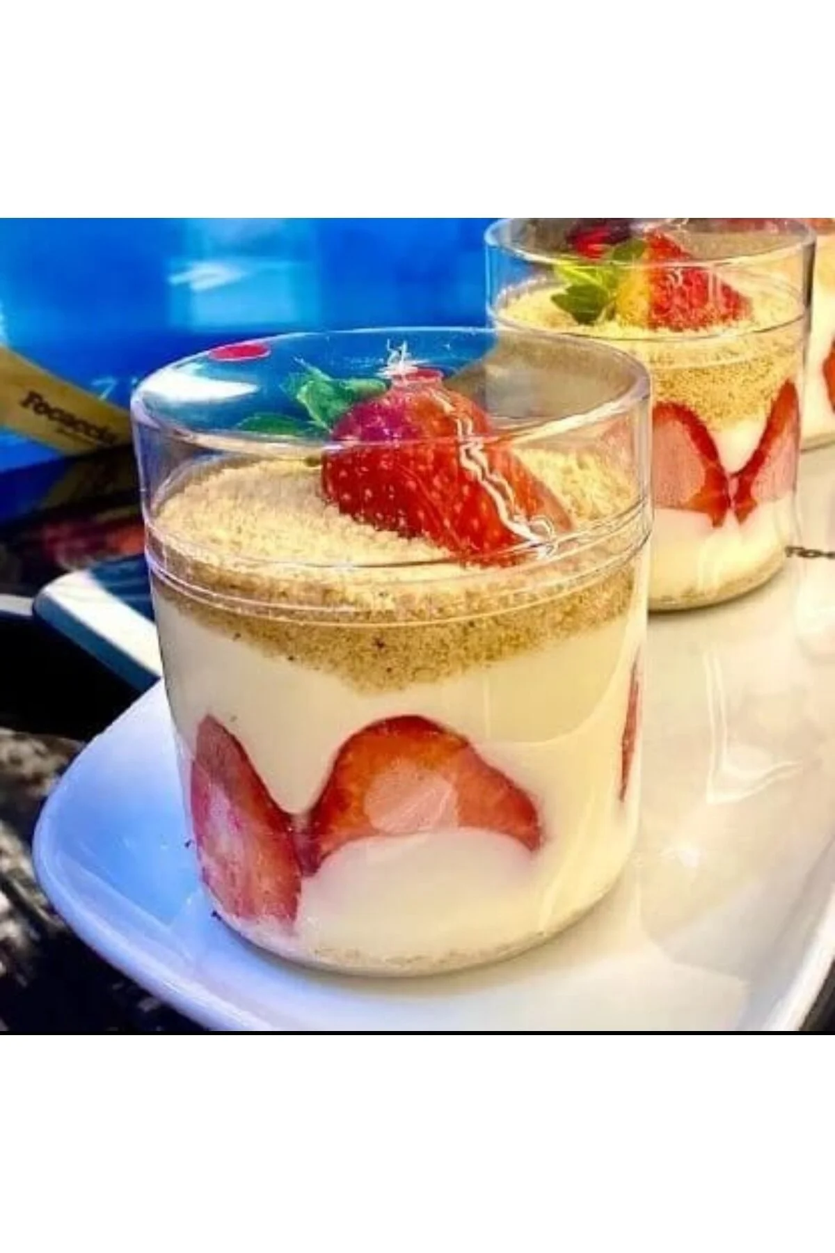 Magnolya Kasesi Tatlı Salata Sunum Kabı Kristal Mika Kullan At 300CC Sert Plastik 20 Adet Kap+Kapak — Kase (3)