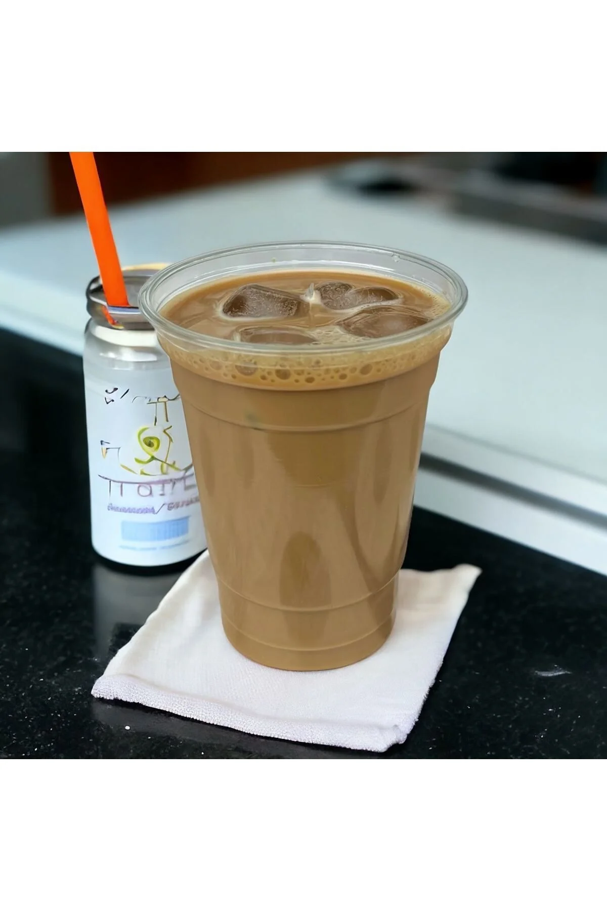350cc Plastik Milkshake Limonata Bardağı Klips Kapaklı 50 Adet — Plastik Bardak (3)