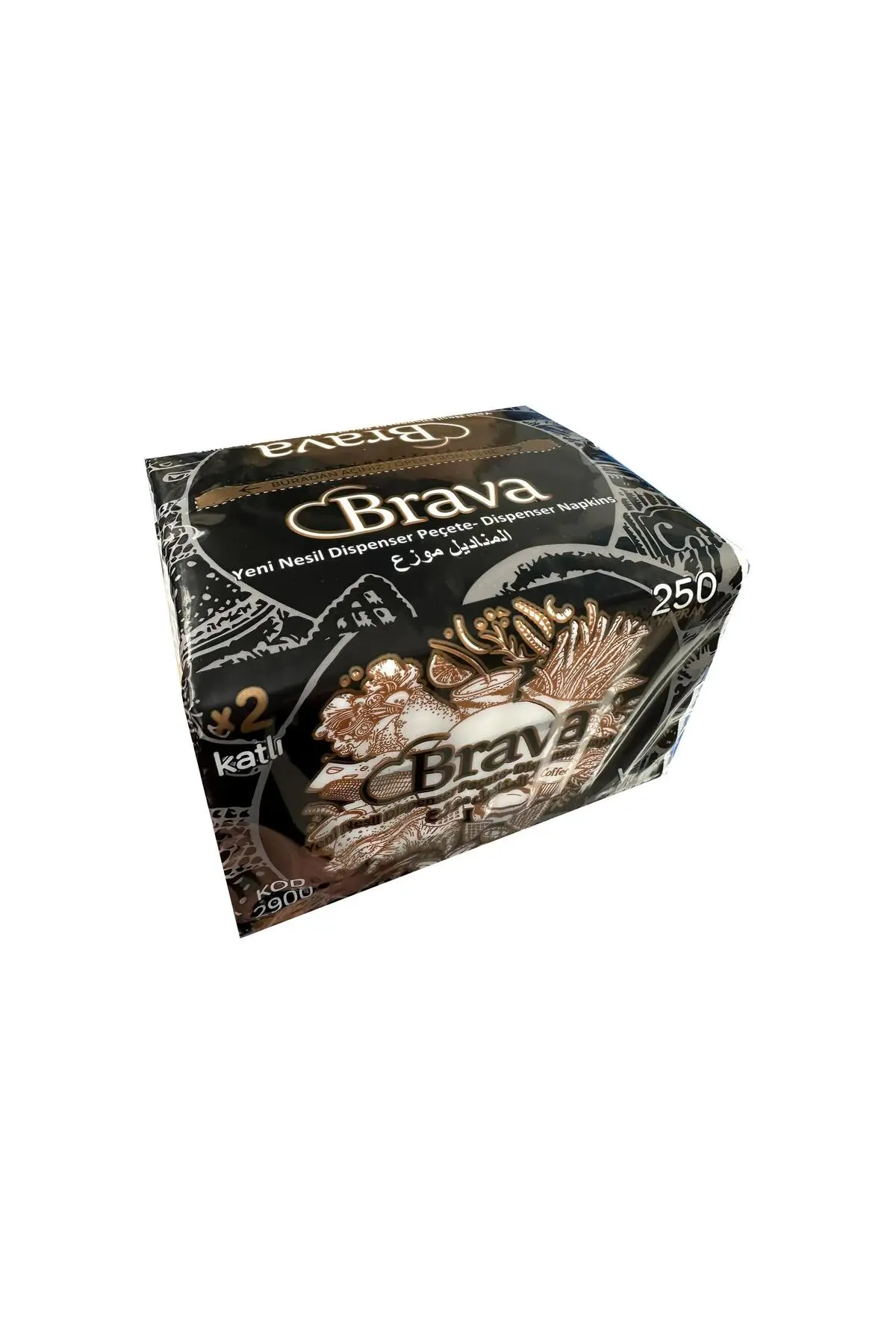Koçal Masaüstü Tek Çek Kağıt Dispenser Peçete - 2 Kat - 250 Adetlik 24 Paket / Koli — Kağıt Peçete (2)