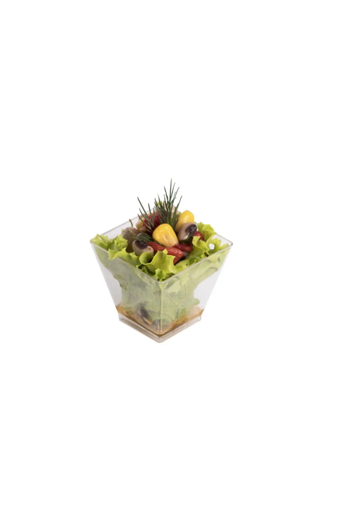 50 Adet 200cc Prizma Salata Kabı