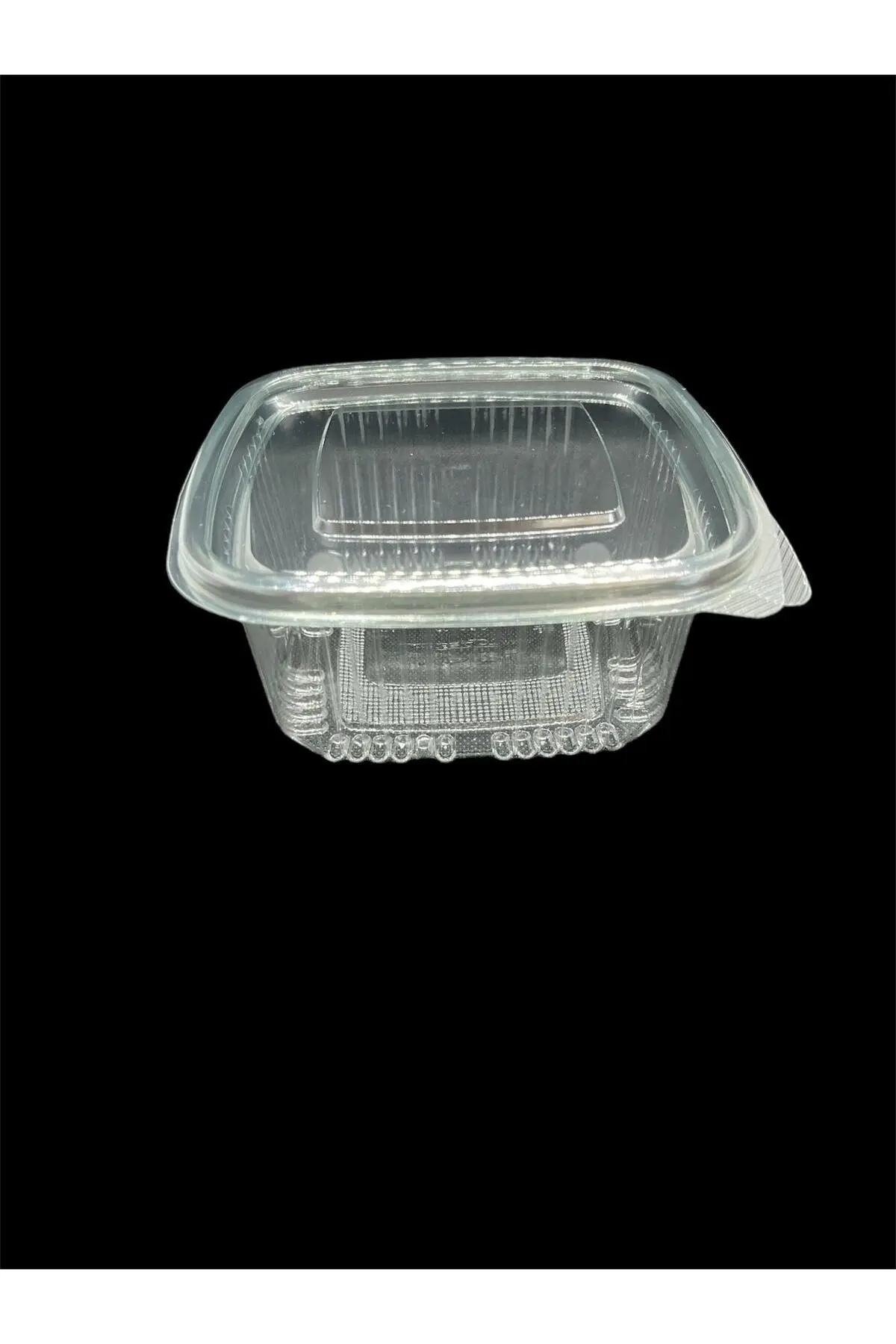 25 Adet plastik kap 375 gr plastik kapaklı kase — Saklama Kabı