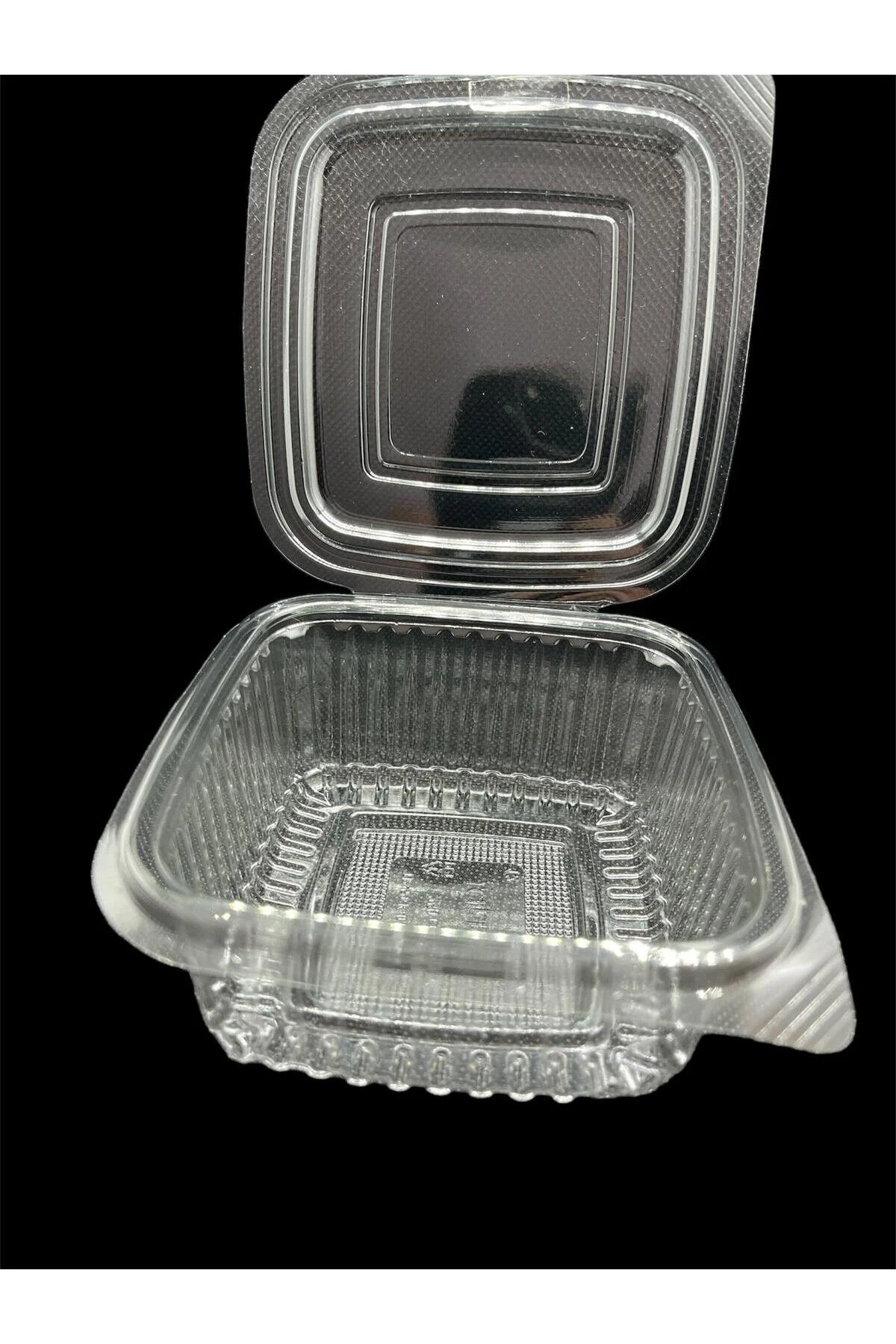 25 Adet plastik kap 375 gr plastik kapaklı kase — Saklama Kabı (2)
