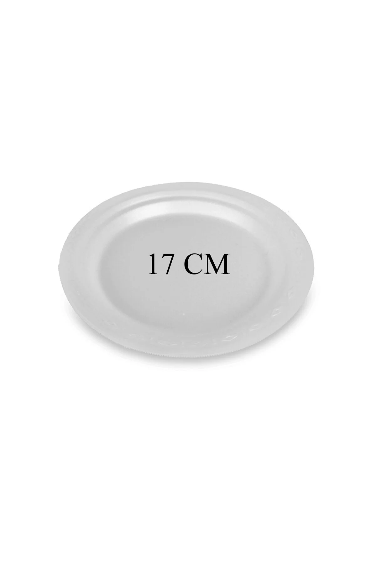 50 Adet Tek Kullanımlık Kullan At Köpük Tabak (17 cm) — Plastik Tabak (4)