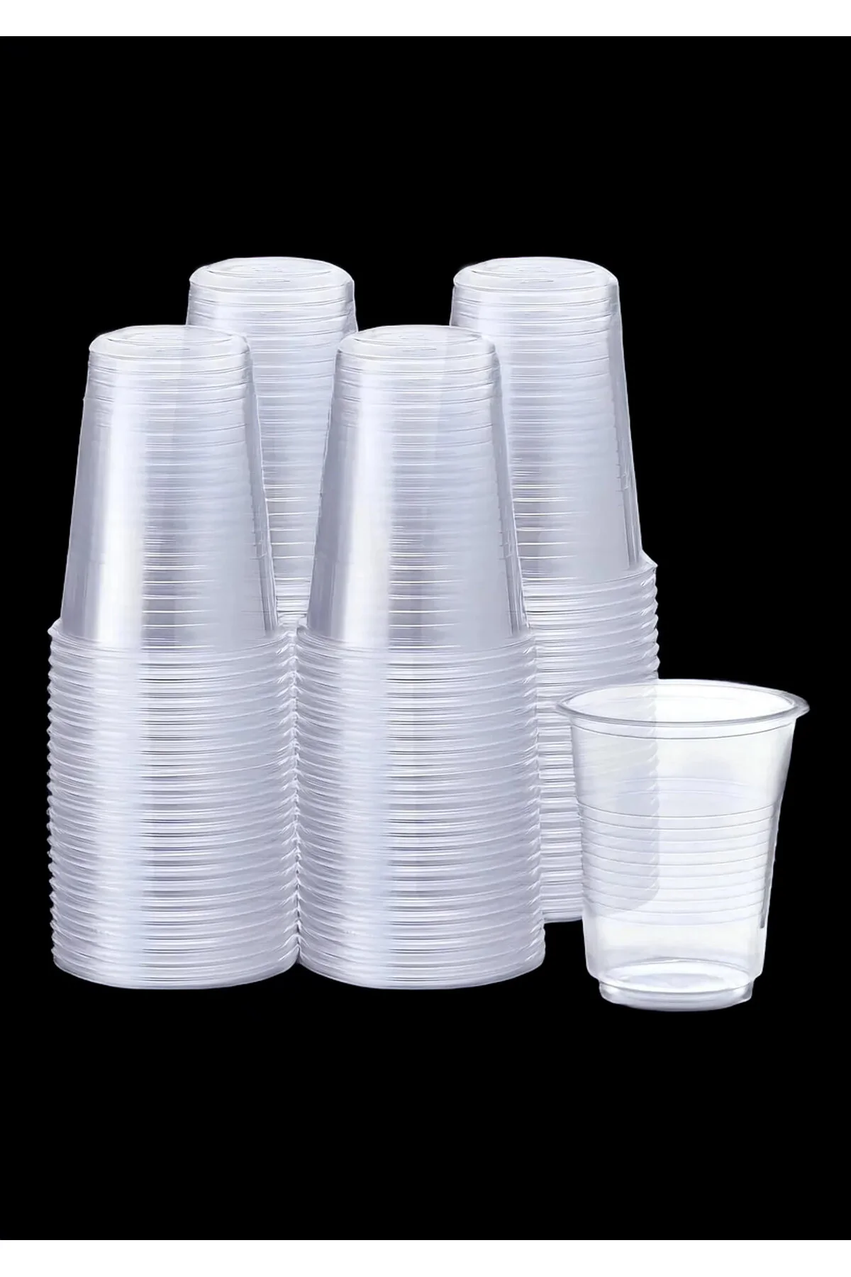 1000 Adet Plastik Bardak Şeffaf Otomat Bardağı 180 cc Pet Bardak — Plastik Bardak (5)