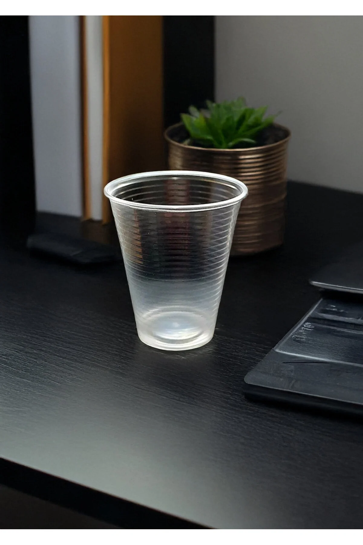 100 Adet Plastik Bardak Şeffaf Otomat Bardağı 180 cc Pet Bardak — Plastik Bardak (3)