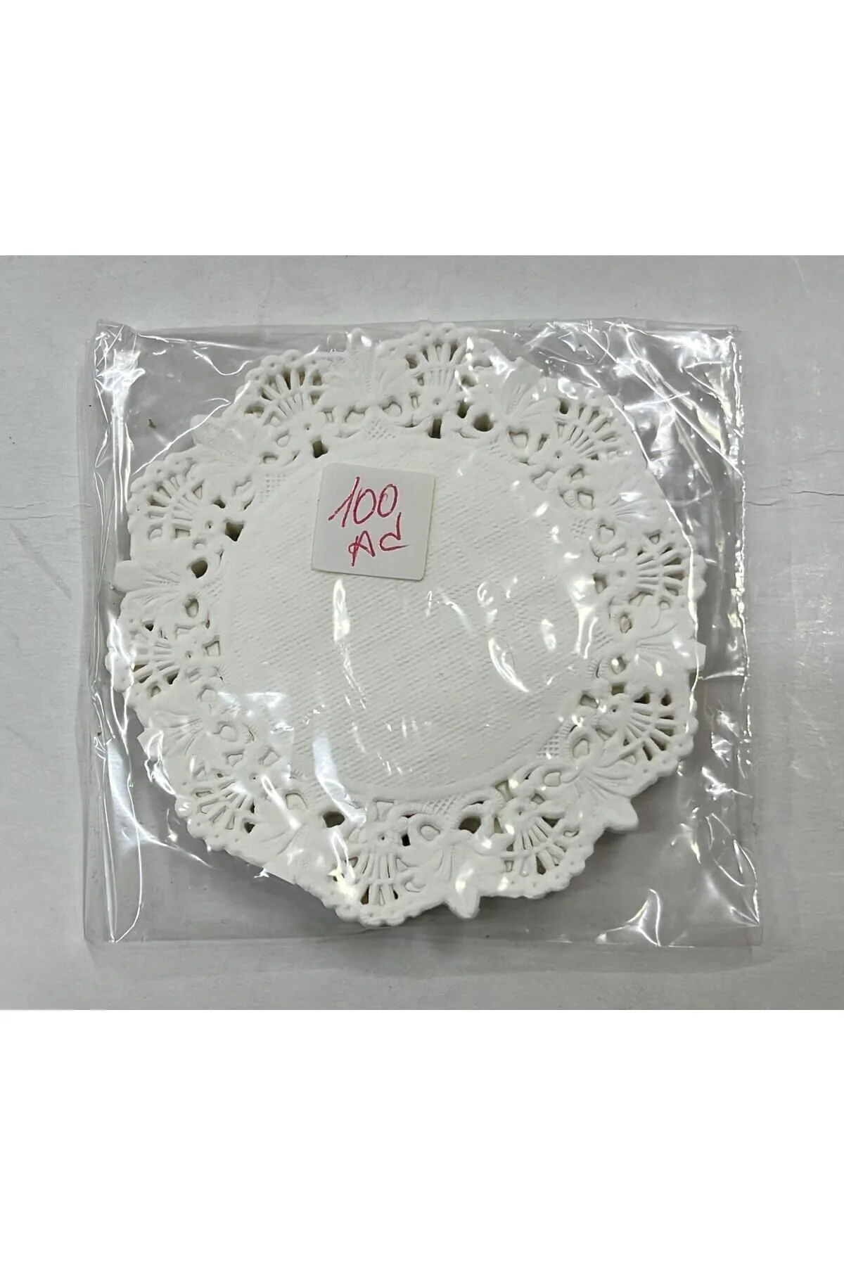 9 Cm Kağıt Dantel Çay Bardağı - Tabak - Bardak Altlığı Sunum Kağıdı (Dole) 100 Adet — Kağıt Peçete (4)
