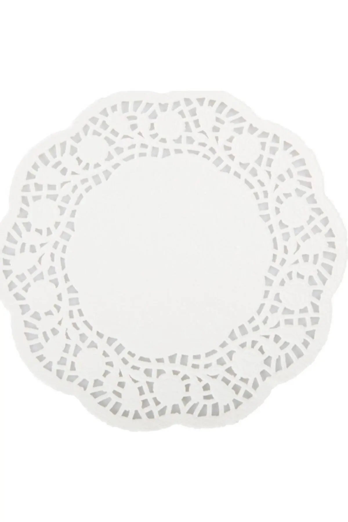 Kağıt Dantel Bardak Altlığı 500 Adet 9 Cm/ Çay Bardağı Altı Sunum Kağıdı — Bardak Altlığı