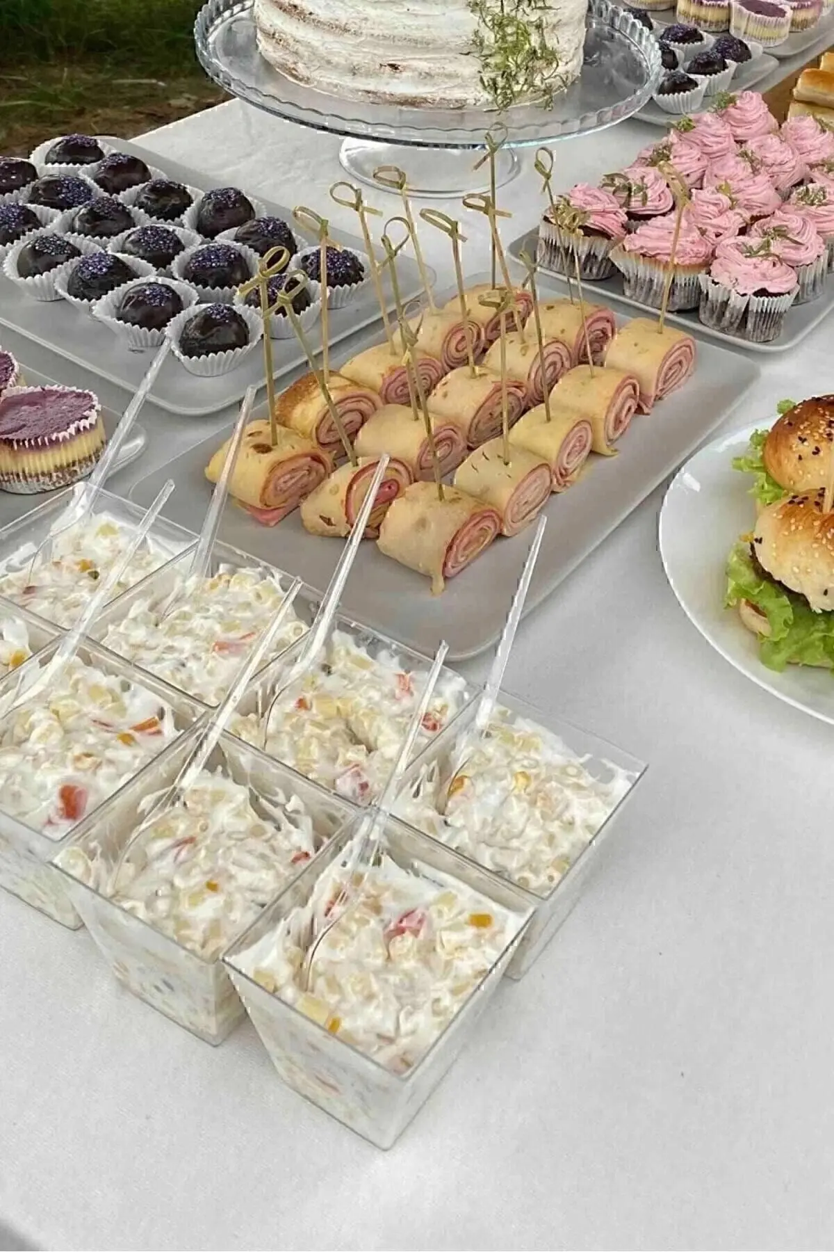 Kübik Prizma Mika Plastik Şeffaf Kapaksız Sunum Kabı 200 Cc 12 Adet Tatlı & Meze Ve Salata — Kase (2)