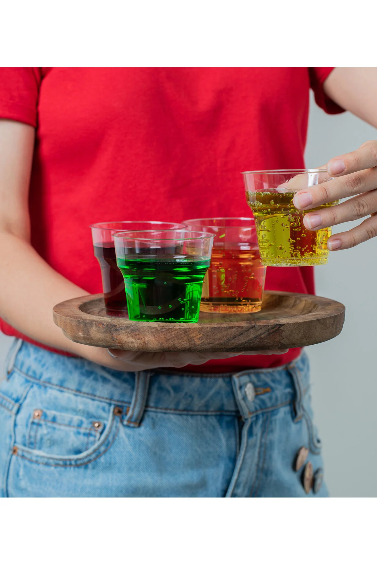 Lüx Kristal Bardak 100 Adet — Plastik Bardak (4)