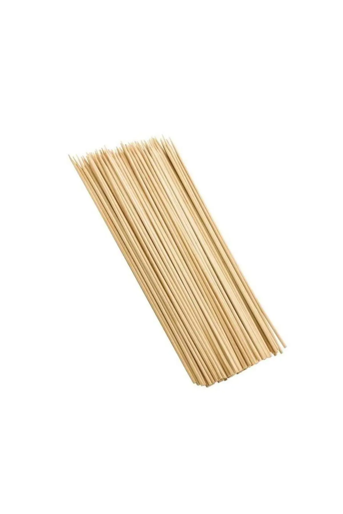 100 Adet Bambu Çöp Şiş Çubuğu 25 Cm Çubuk — Pişirme ve Servis Malzemesi