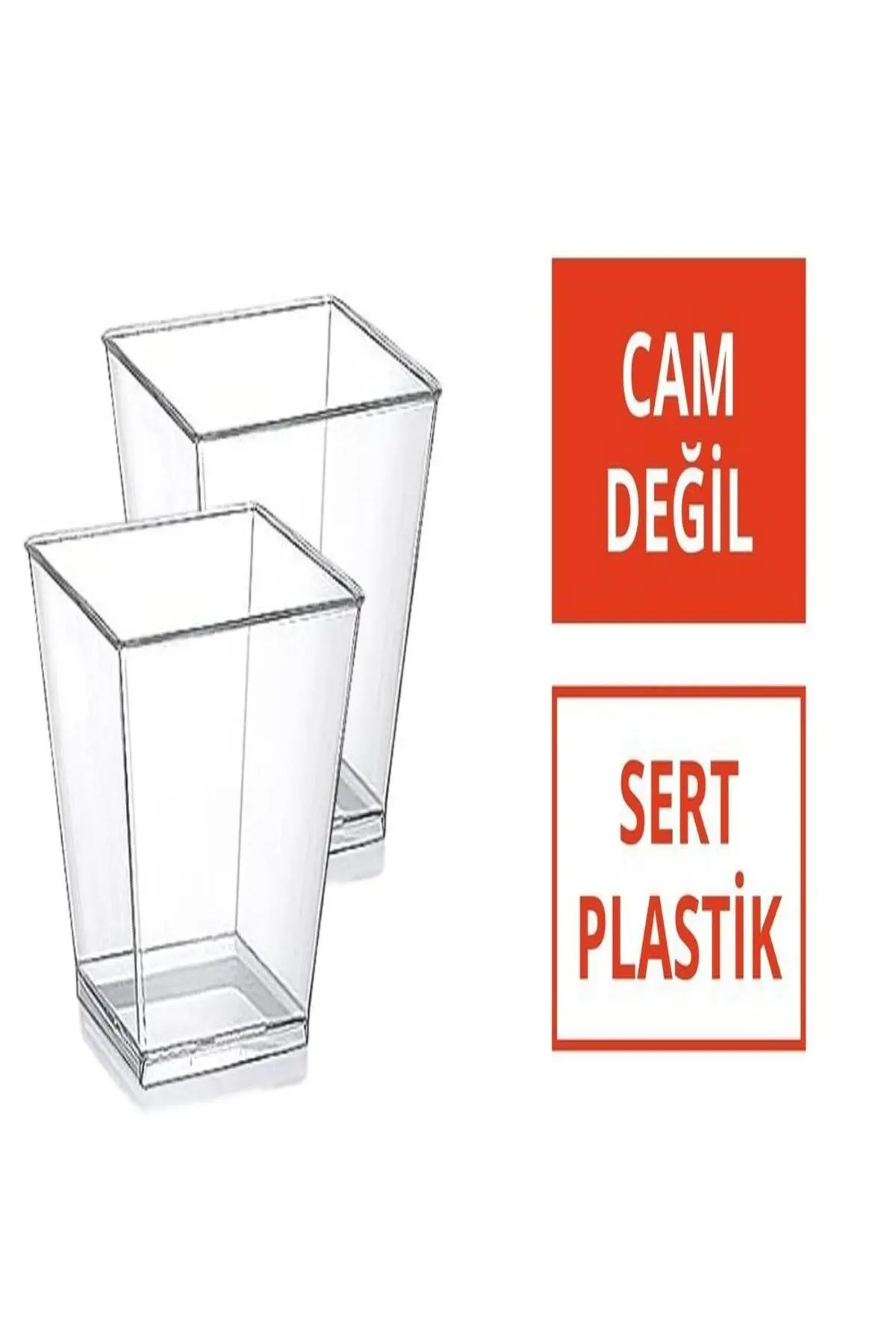 20 Adet Mini Sunum Kasesi Magnolya Dondurma Puding Tatlı Meze Salata Cup Kabı Sert Plastik Mika Kase — Dekoratif Tabak & Kase (3)