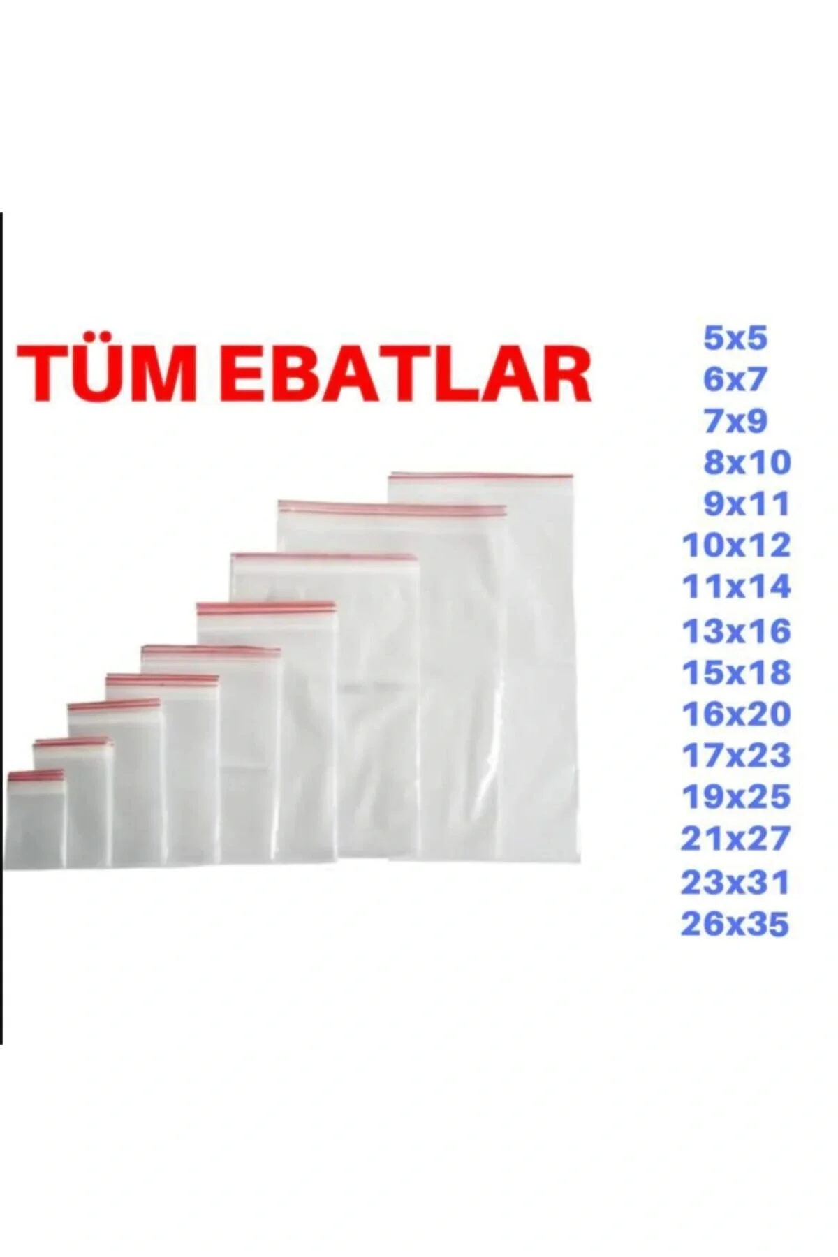 Kilitli Naylon Torba 11x14 100'lü — Buzdolabı Poşeti (4)
