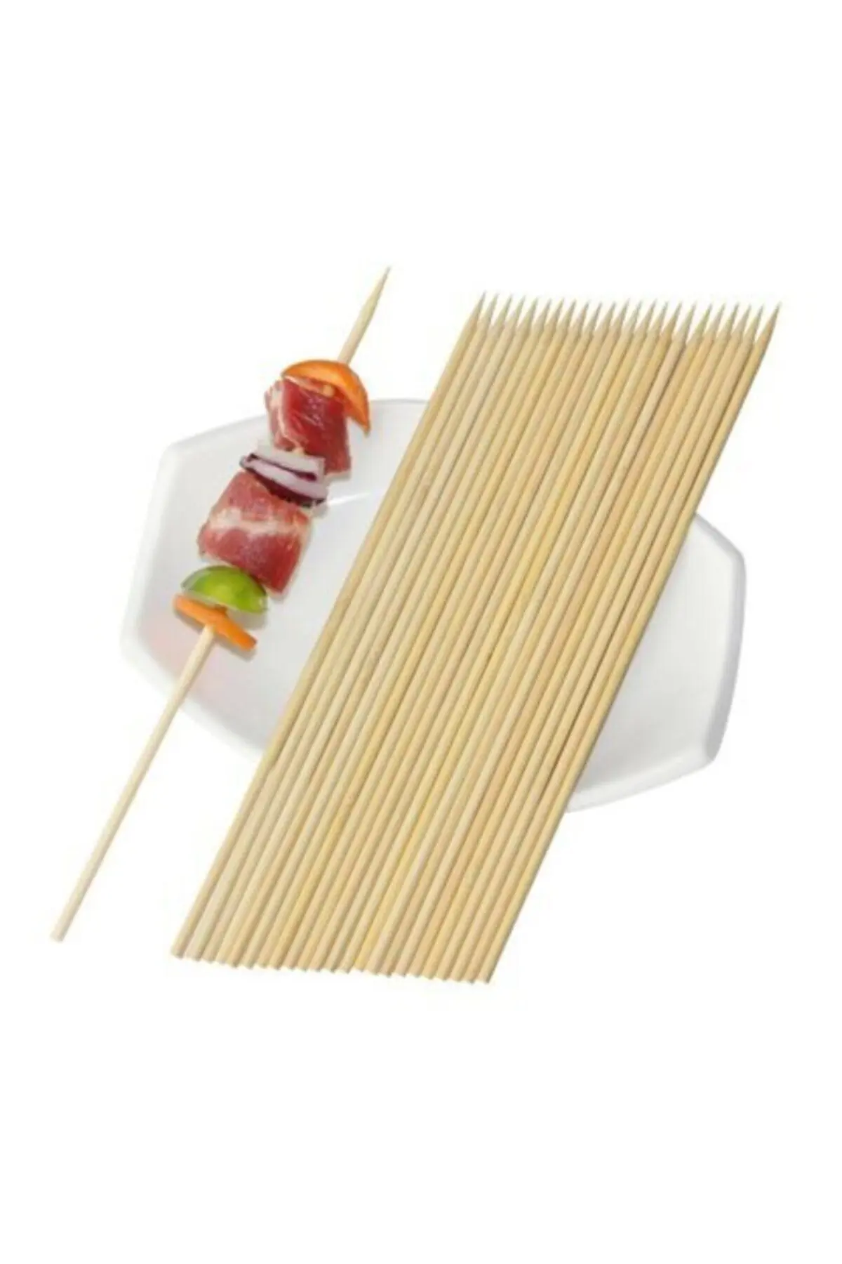 Çöp Şiş Çubuğu 25cm 100lü — Mangal Aksesuarları