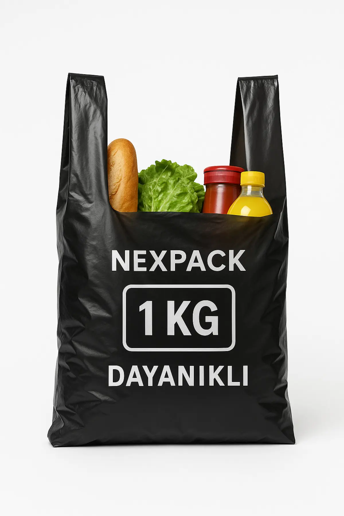 Atlet Poşet Siyah - Küçük Boy | 1 KG — Poşet (2)