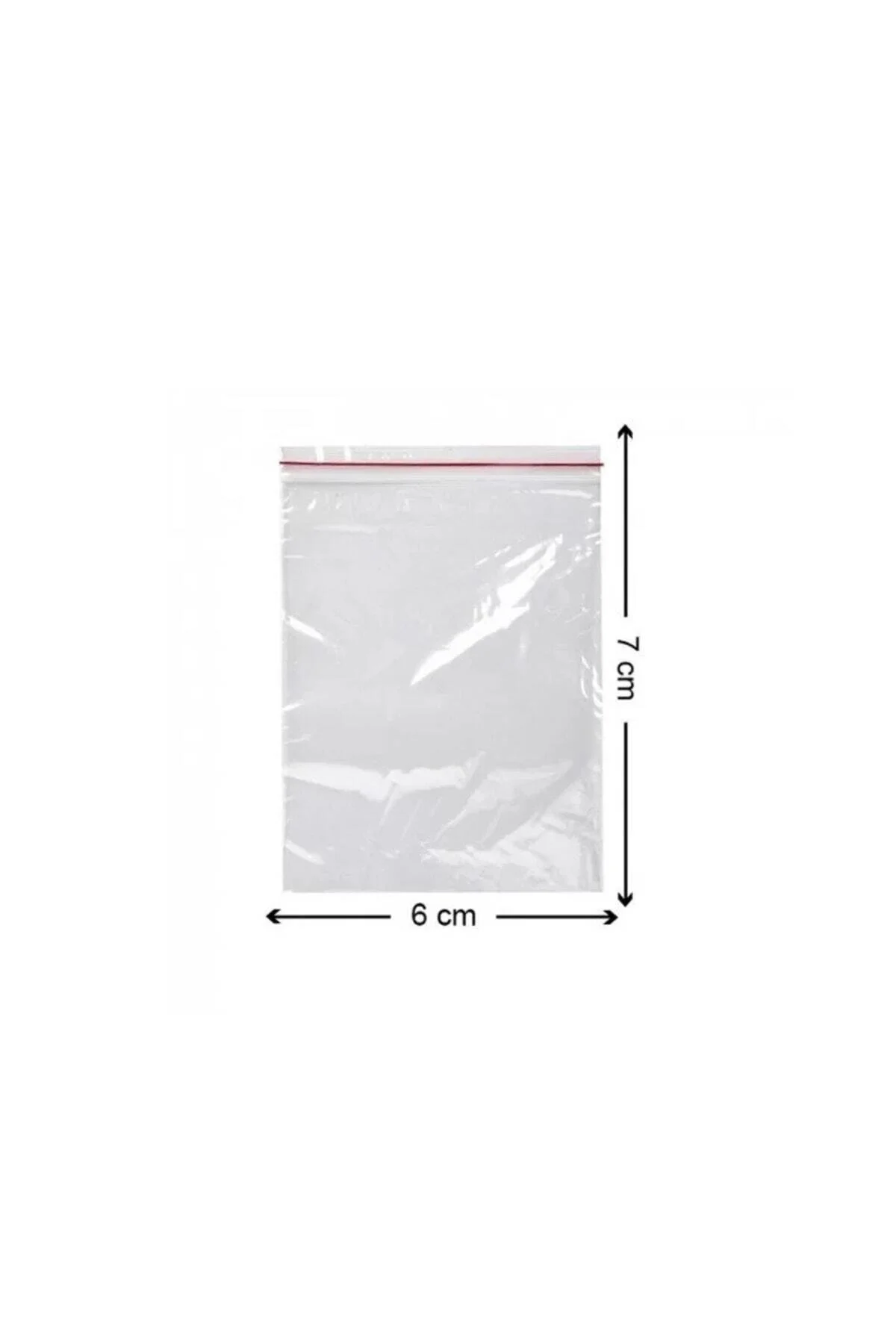 Kilitli Torba 6x7 Cm 100'lü Kilitli Buzdolabı Poşeti Şeffaf Kilitli Poşet Kilitli Saklama Poşeti — Buzdolabı Poşeti (6)
