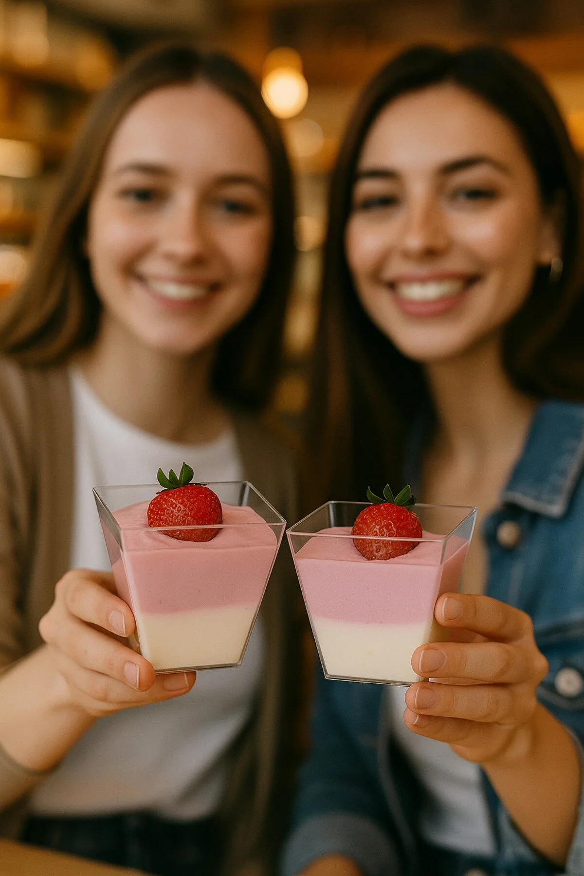 Sunum Kasesi Plastik Tatlı Kasesi 50 Adet 200 CC Kübik Prizma Kase Magnolya,Puding,Meze,Tiramisu — Kase (7)