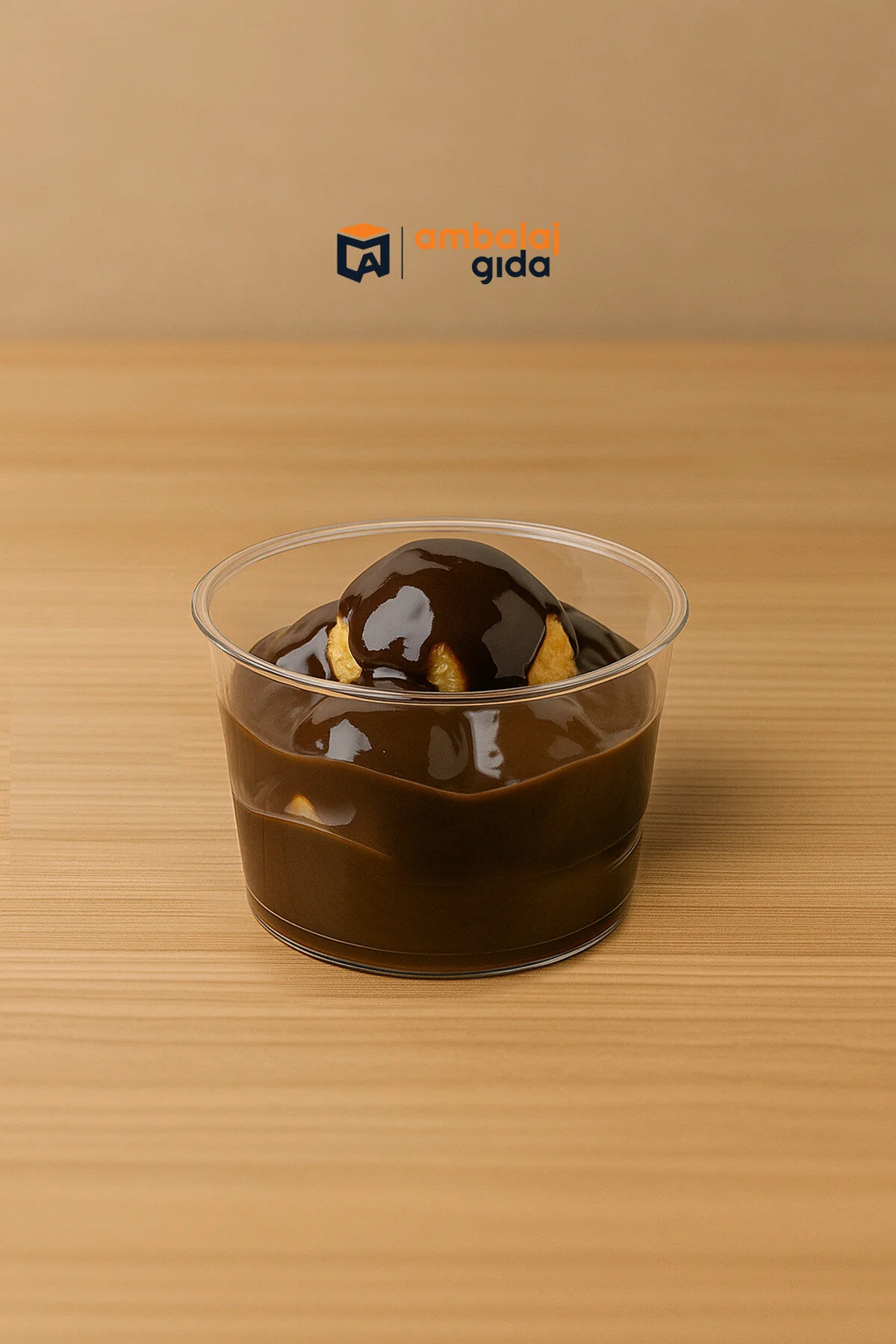 Plastik Bodega Plastik Tatlı Kabı 250 Cc - 20 Adet Tatlı Magnolia Profiterol Tiramisu Trileçe — Saklama Kabı