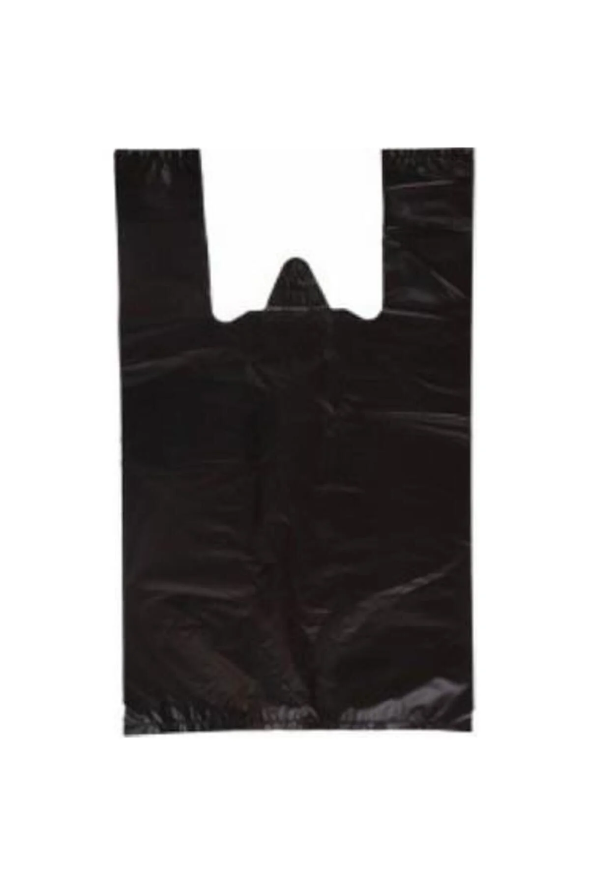 Küçük Boy Siyah Ekonomik Atlet Poşet 25x42 1 kg