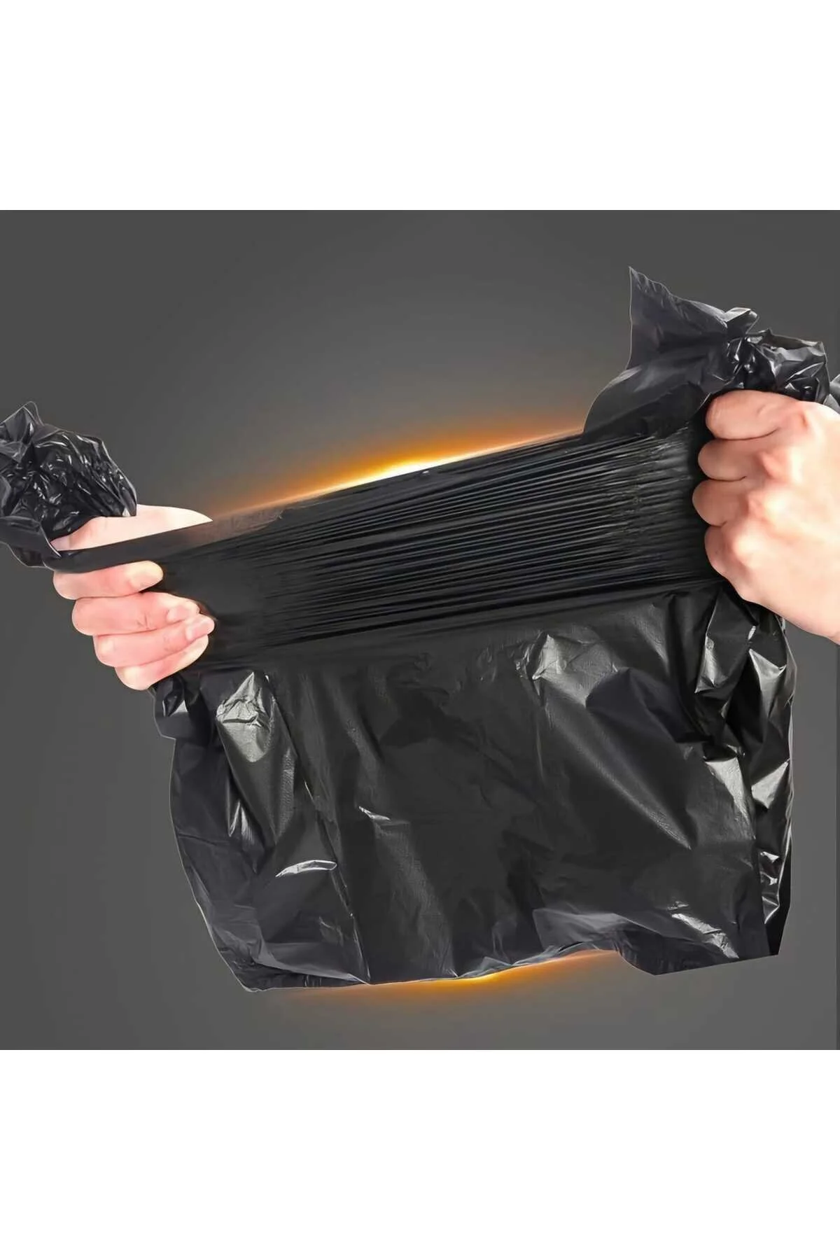 Siyah Hışır Atlet Poşet Market Manav Poşeti Çöp Poşeti Kalın Küçük Boy 1kg — Paketleme Malzemesi (3)