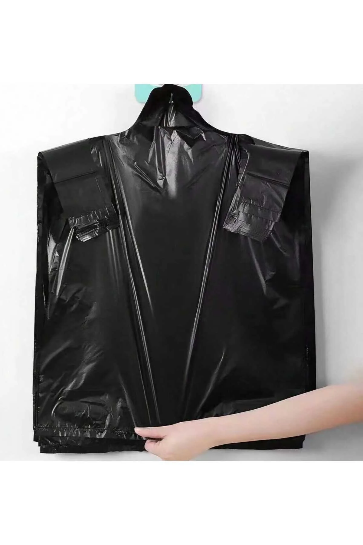 Siyah Hışır Atlet Poşet Market Manav Poşeti Çöp Poşeti Kalın Küçük Boy 1kg — Paketleme Malzemesi (5)