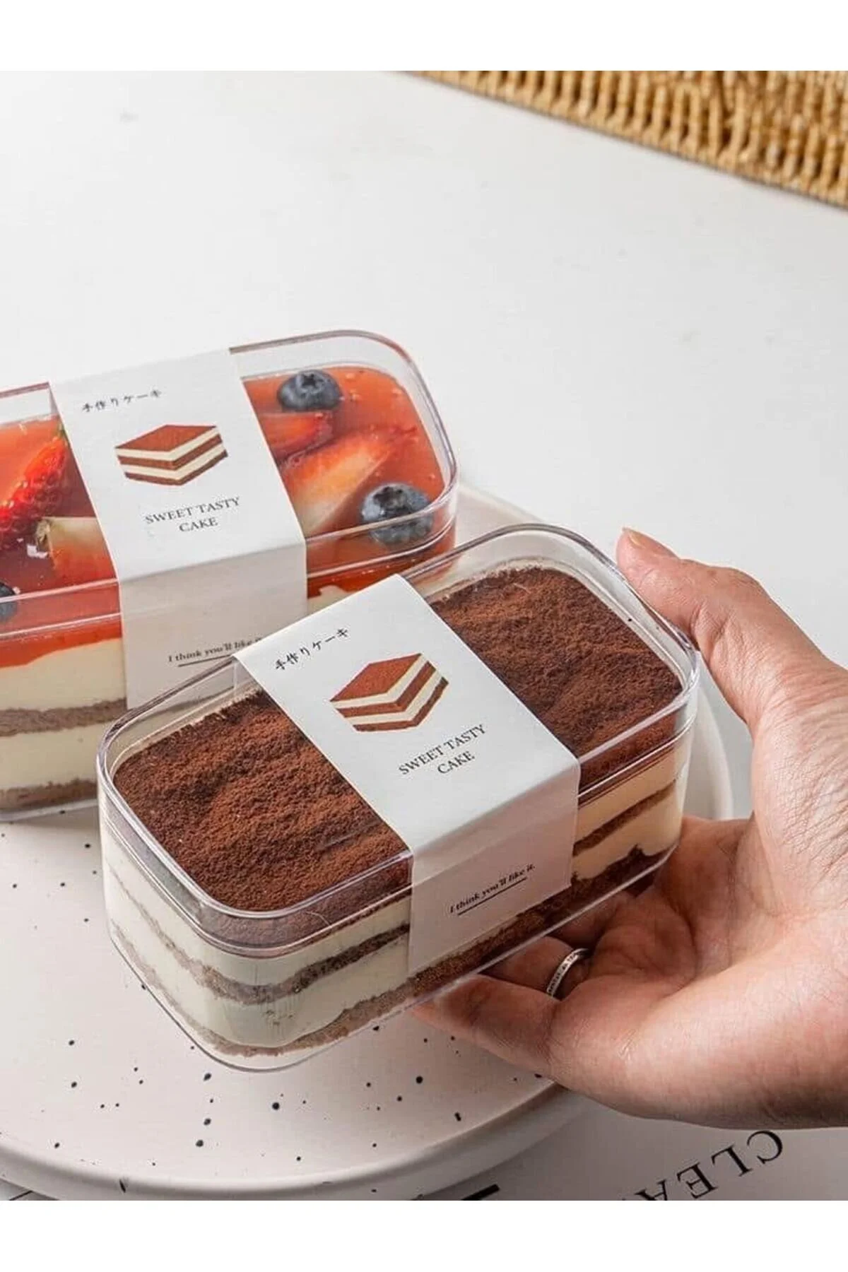 Sunumluk & Magnoliya & Tatlı Kasesi &plastık Mıka &tek Kulanımlık 300cc Kase 6 Adet+KAPAK6 Adet — Kase (4)