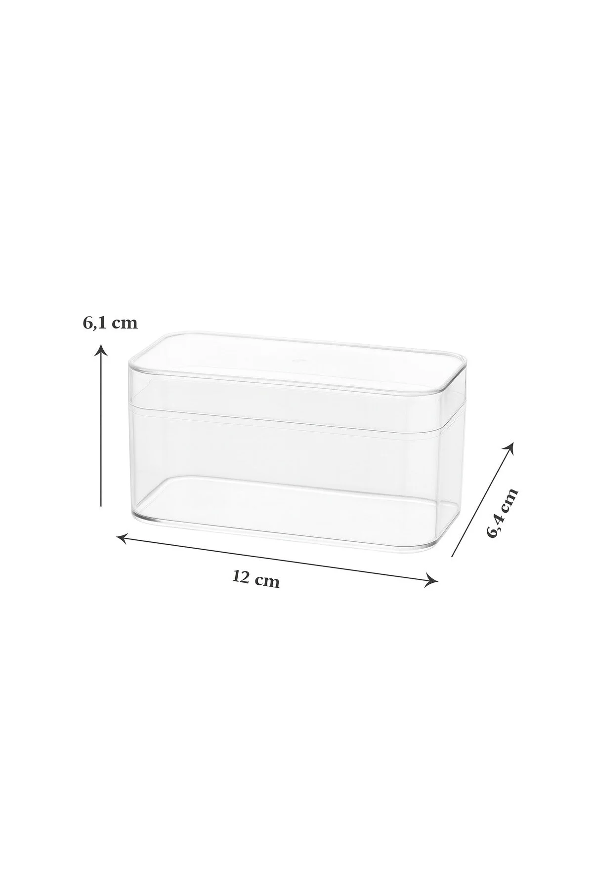 Tiramisu Cup Tatlı Kabı 300 Cc - 6 Adet Kapaklı — Plastik Tabak (6)