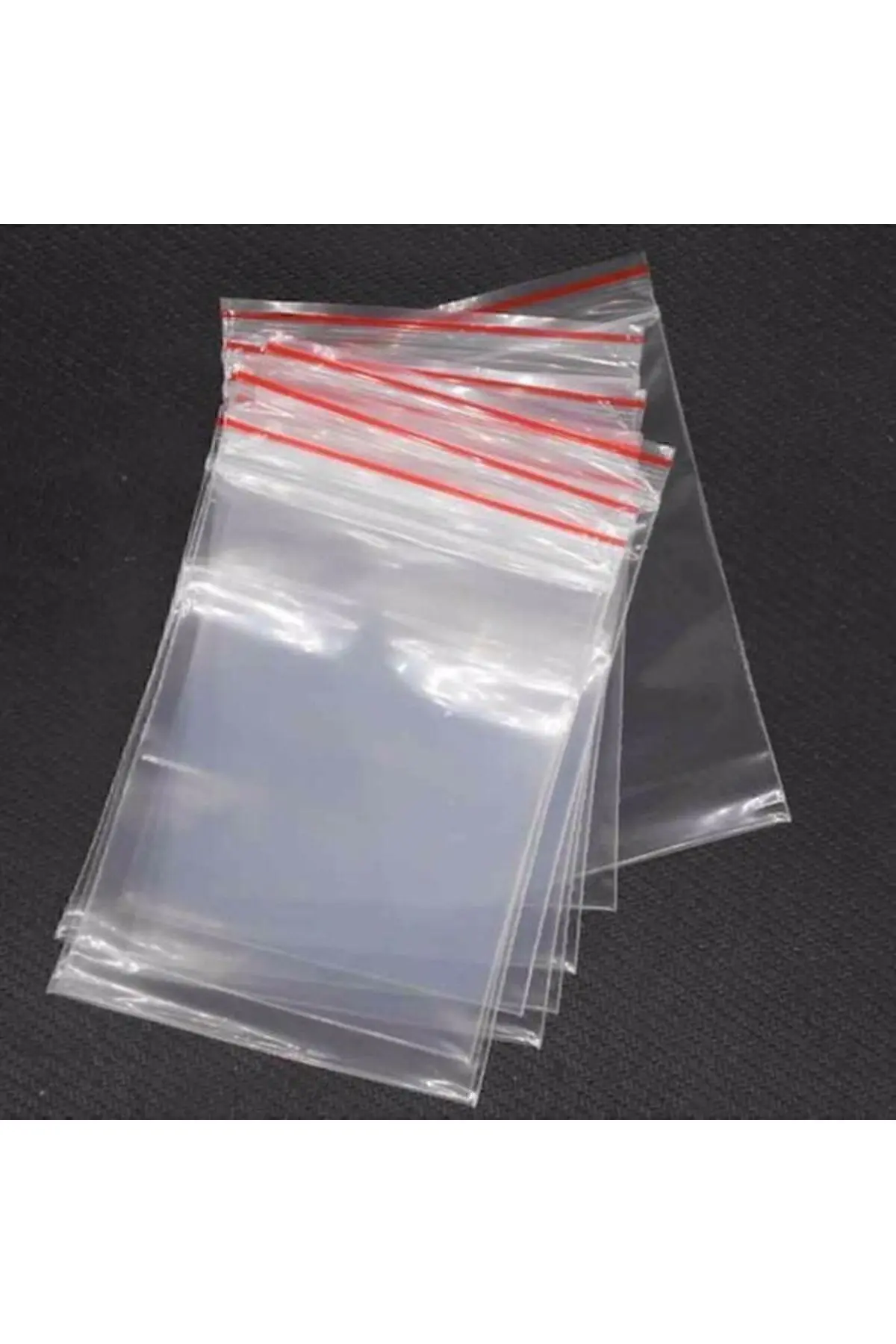 200 Adet 9x11 Cm Kilitli Poşet, Kilitli Naylon Torba, Şeffaf Ambalaj Poşeti, Kına Çerez Poşeti — Paketleme Malzemesi (2)
