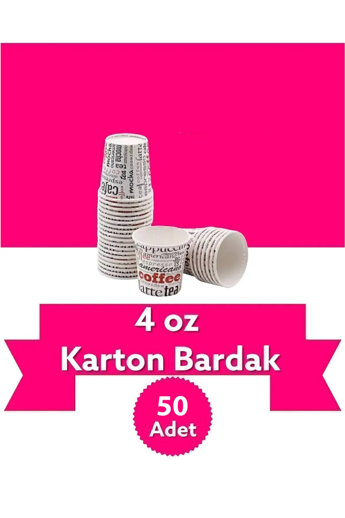 Karton Bardak 4 Oz 50(Adet) — Bardak