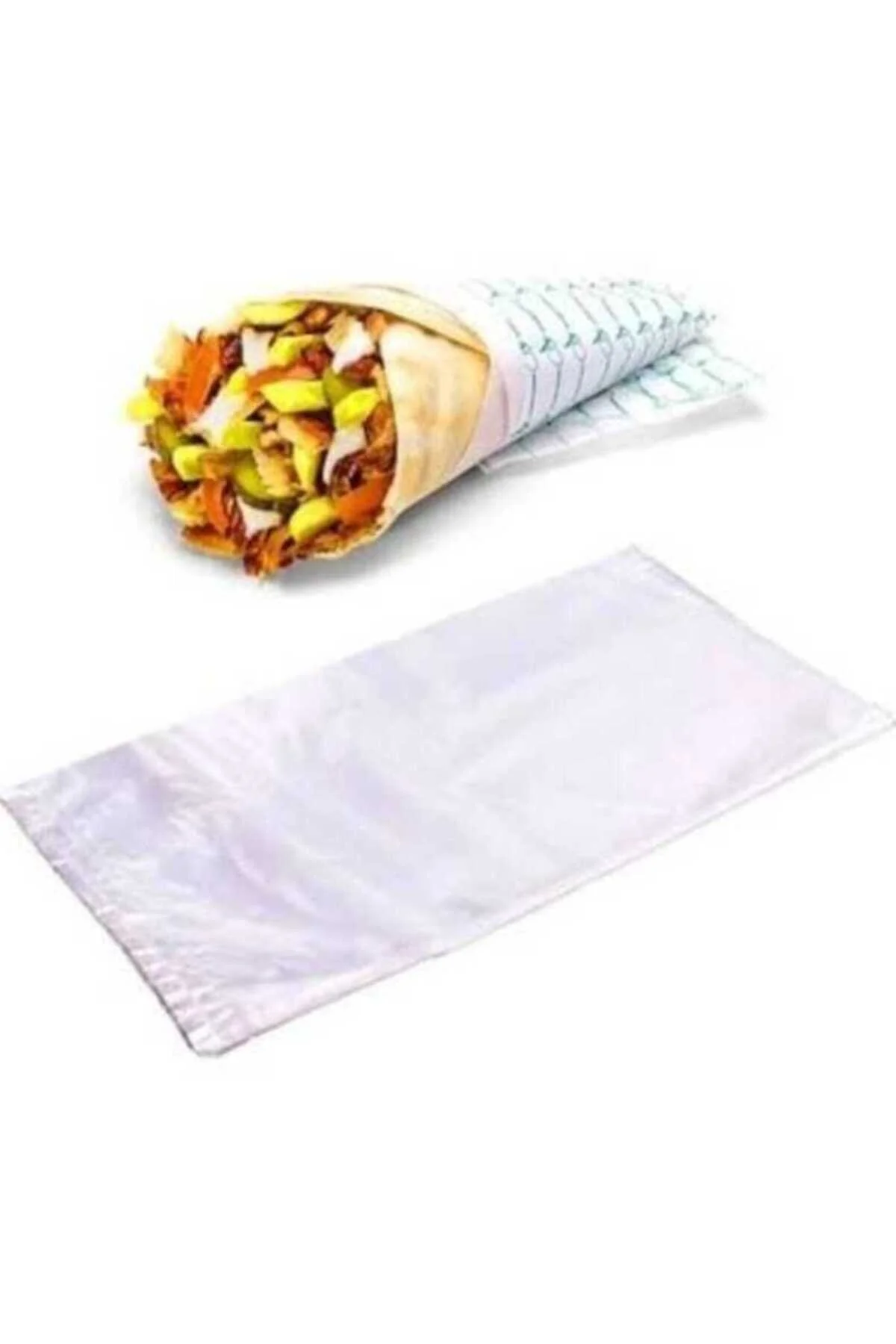 Askılı Dürümlük Poşet 14x28 cm - 500 Adet – Lokantalar İçin Ambalaj — Poşet