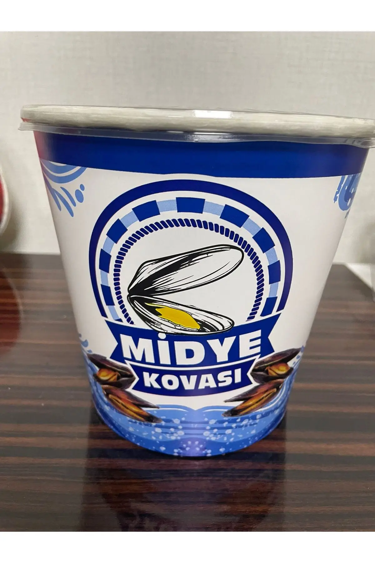 2500 CC 85OZ Mi̇dye Kovasi Kapakli 10 Adet — Yemek Kabı