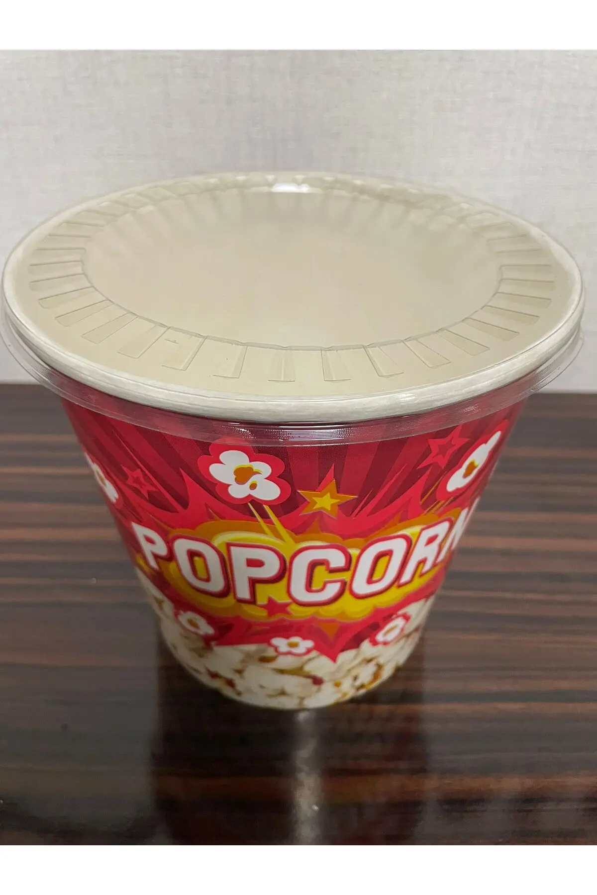 2500 CC 85OZ Popcorn Misir Kovasi Kapakli 10 Adet — Yemek Kabı (2)