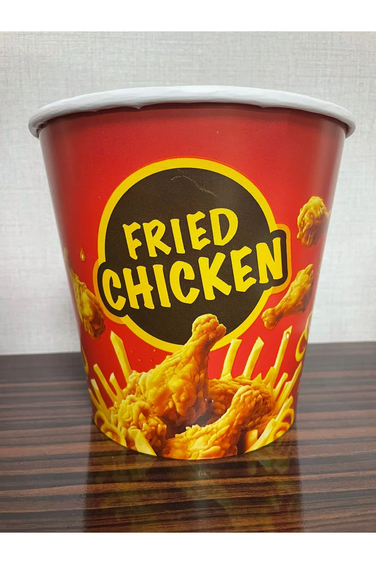 2500 CC 85OZ Çitir Tavuk Kovasi Kapakli 10 Adet — Yemek Kabı