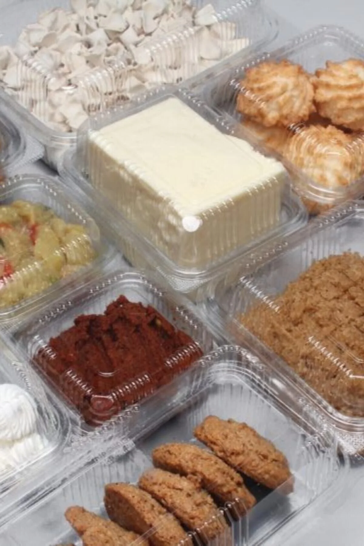 Plastik Kap 2000 Gr Cc Bombe Yüksek Kapak Kullan At Kapaklı Kase Saklama Kutusu 25 Adet — Ev Tüketim Malzemesi (2)