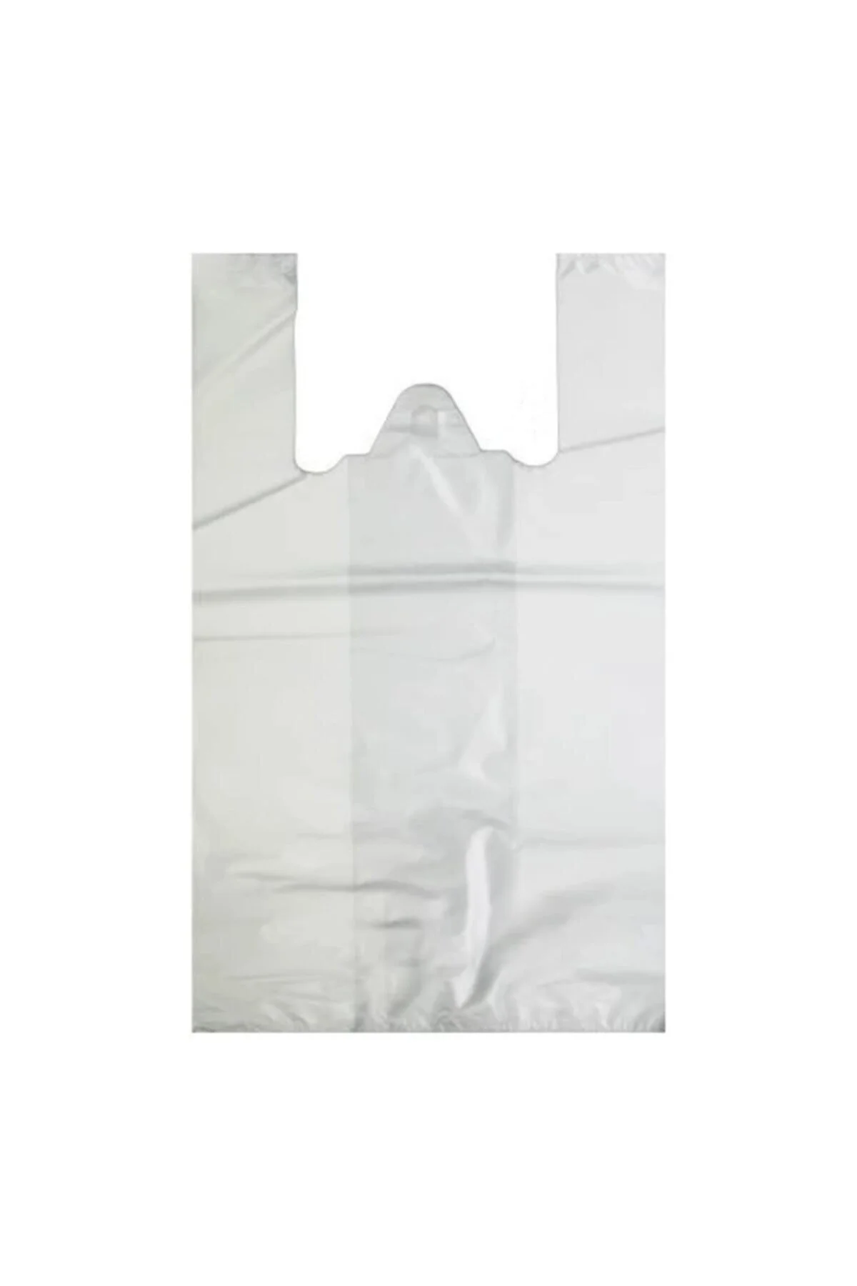 Beyaz Hışır Atlet Market Poşeti 5 Kg Küçük Boy 25x45 Cm — Poşet (2)